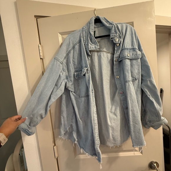 Jackets & Blazers - Light Blue Denim Jacket